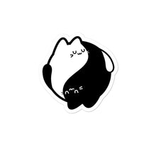 Load image into Gallery viewer, "Yingyang Cats" Bubble-free stickers